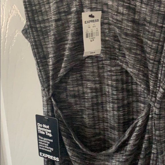 Grey and black cutout dress - Picture 3 of 3